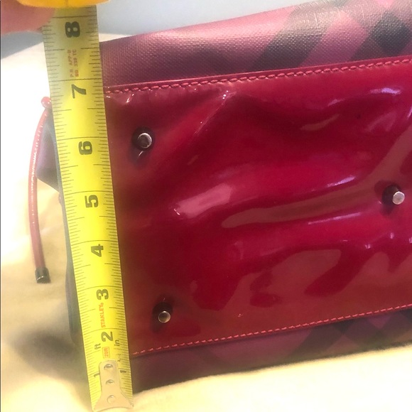 💕 Burberry Nova Check Pink Ombré Shoulder Bag 💕 - Picture 11 of 12